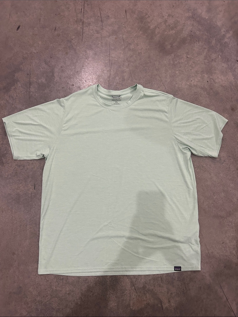 Patagonia Men’s Capilene Cool Daily Short Sleeve Shirt Mint Green Hiking Tee